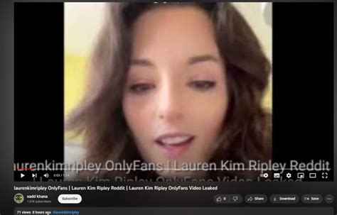 Laurenkimripley leaked pussy  Laurenkimripley has been in the news ever since her Onlyfans video surfaced on Twitter and Reddit